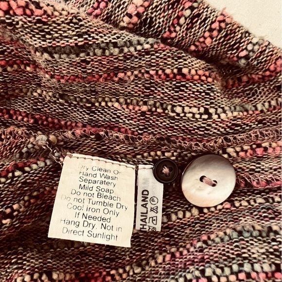 Yasuko Kurisaka Kimono Style MOP Button Cardigan - Picture 15 of 16